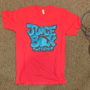 American Apparel Vivid Red Crew Neck Tee